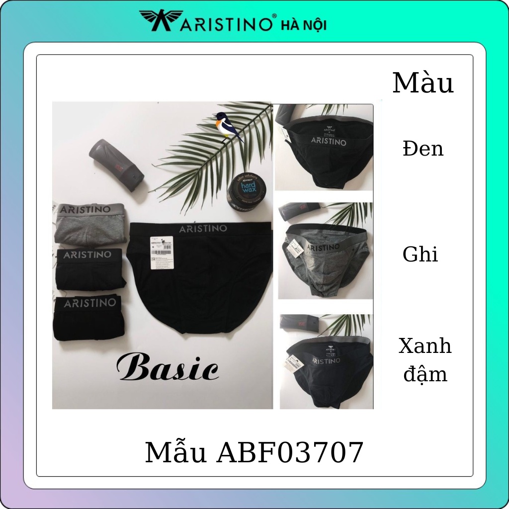 (CHUẨN MẤU MỚI) Quần sịp nam tam giác ARISTINO chuẩn cotton cao cấp kháng khuẩn SẴN HÀNG có chọn màu Abf037