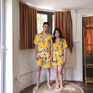 Đồ đôi siêu xinh🔥Chất lanh Thái siêu mát🔥Freeship