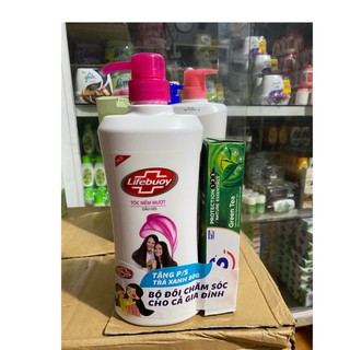 Dầu gội lifebouy 650g màu hồng tặng kèm