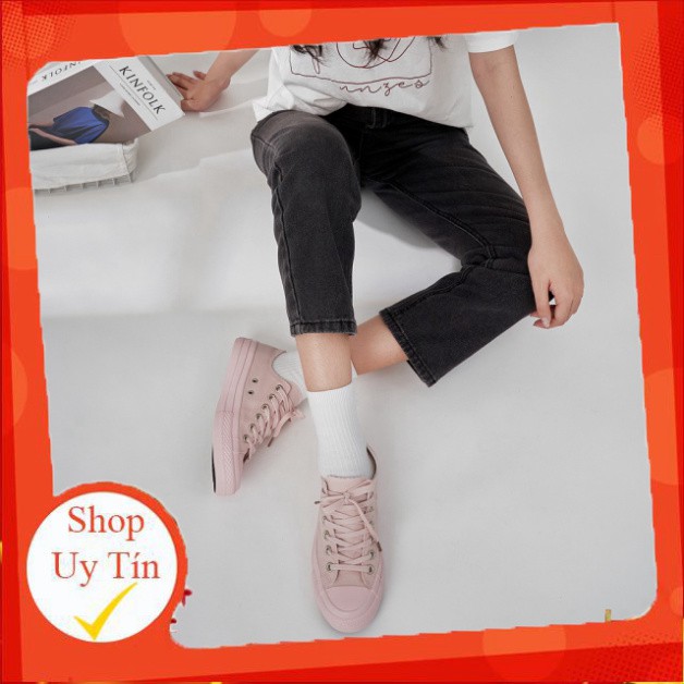 Giày Bata Nữ giayBOM Đơn Giản Trơn Màu B1001