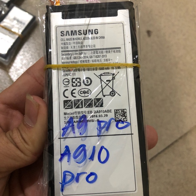 Pin Samsung A9pro A910