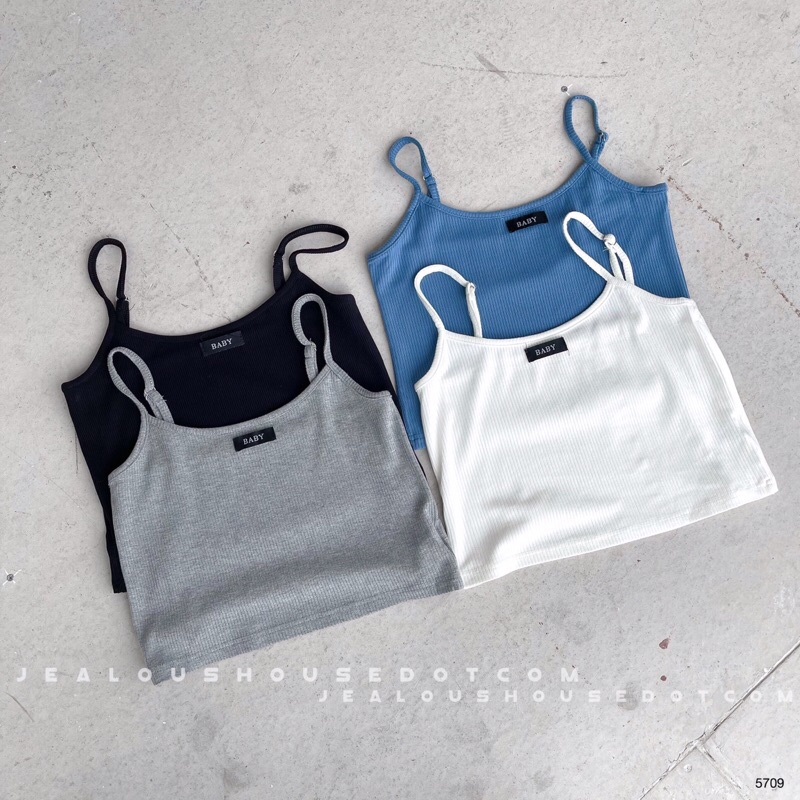 Áo tanktop nữ, áo tanktop croptop BABY 5709