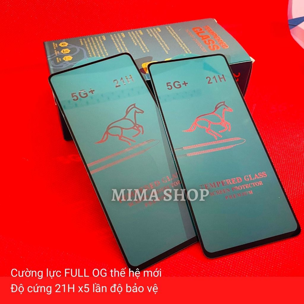 Kính cường lực Xiaomi Redmi K40/K40 Pro/K40 ProPlus/K40 Gaming Full màn cao cấp OG+ độ cứng 21H siêu mượt chống vân tay