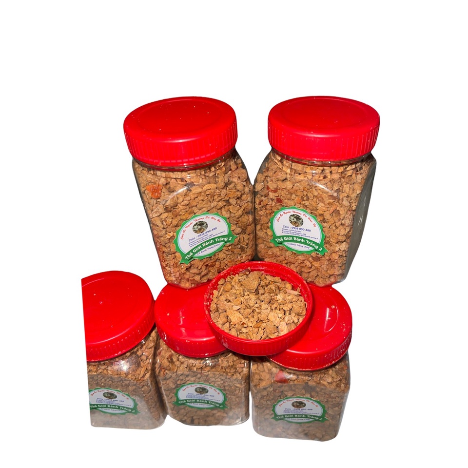 combo 500gr rìa phơi sương + hủ 100gr muối tôm nguyên hạt Ninh siêu ngon