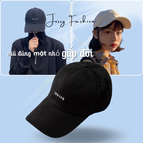 Mũ Lưỡi Trai Jussy Fashion Nón Lưỡi Trai Cruise Phong Cách Nón  Kết Form Mềm Vải Cotton 1 Lớp Hot Trend