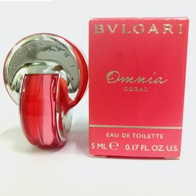 NƯỚC HOA MINI BVLGARI - Omnia Coral EDT 5ml ( ĐỎ - NỮ )