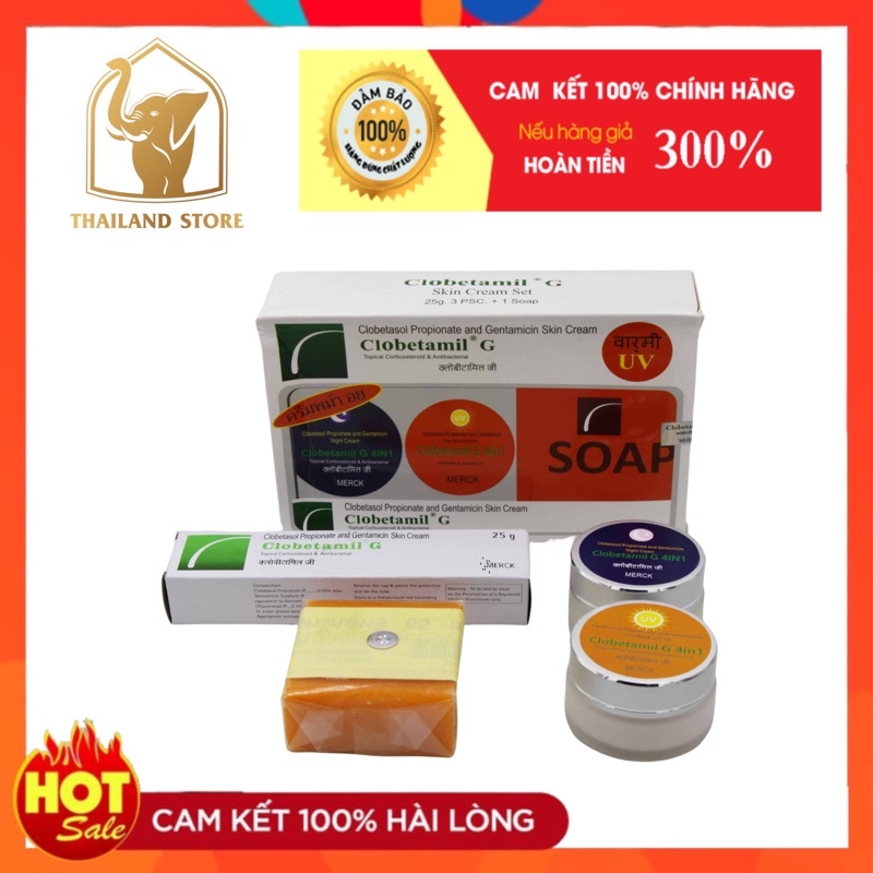 BỘ KEM GIẢM NÁM CAO CẤP CLOBETAMIL G CHUẨN HÀNG THÁI LAN