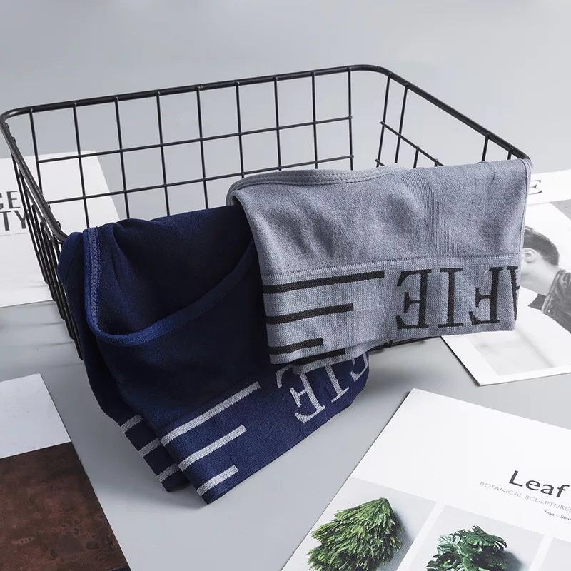 Quần Lót Nam Munafie Nhật Bản Dạng Quần Tam Giác, Chất Liệu Cotton Dệt Kim Cao Cấp Co Dãn 4 Chiều, Kháng Khuẩn+ Túi Zip