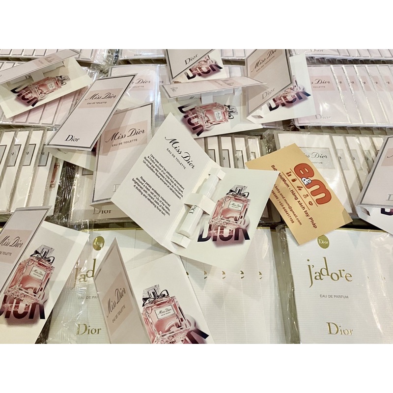 Sample mẫu thử nước hoa nữ 1-2ml - hàng Pháp