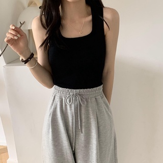 Áo croptop nữ sát nách cổ vuông thời trang