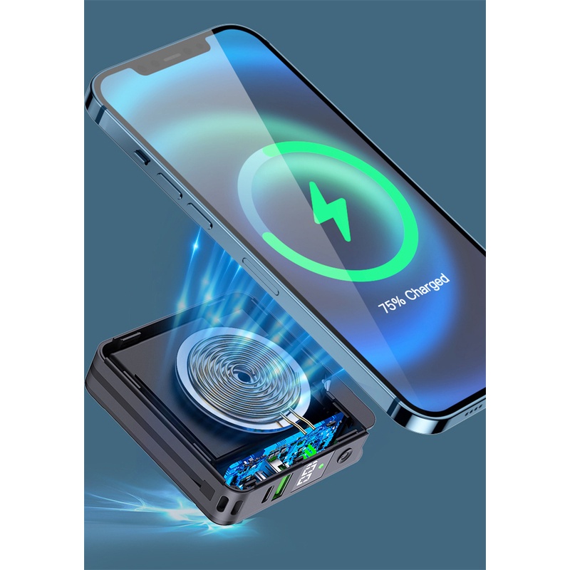 Sạc dự phòng ko dây 10000mAh 15W cho 12 12pro Max 12mini