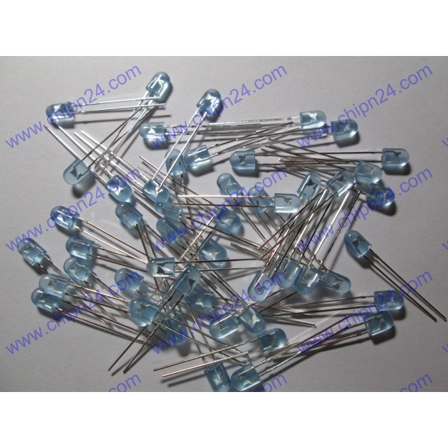 [50 CON] (TK1) Led 5mm Oval màu XANH DƯƠNG