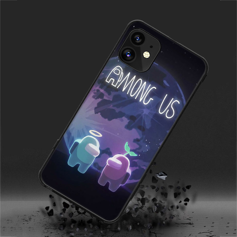 2021 Gift Phone case iPhone 5 5s se 6 6s 7 8 Plus X XS XR Max Soft silicone Case  Among us