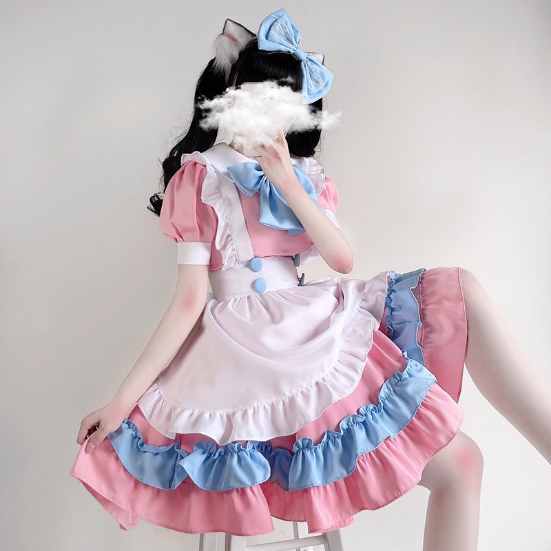 [MAID] Váy hóa trang hầu gái cosplay hồng dễ thương (CÓ SẴN) | BigBuy360 - bigbuy360.vn