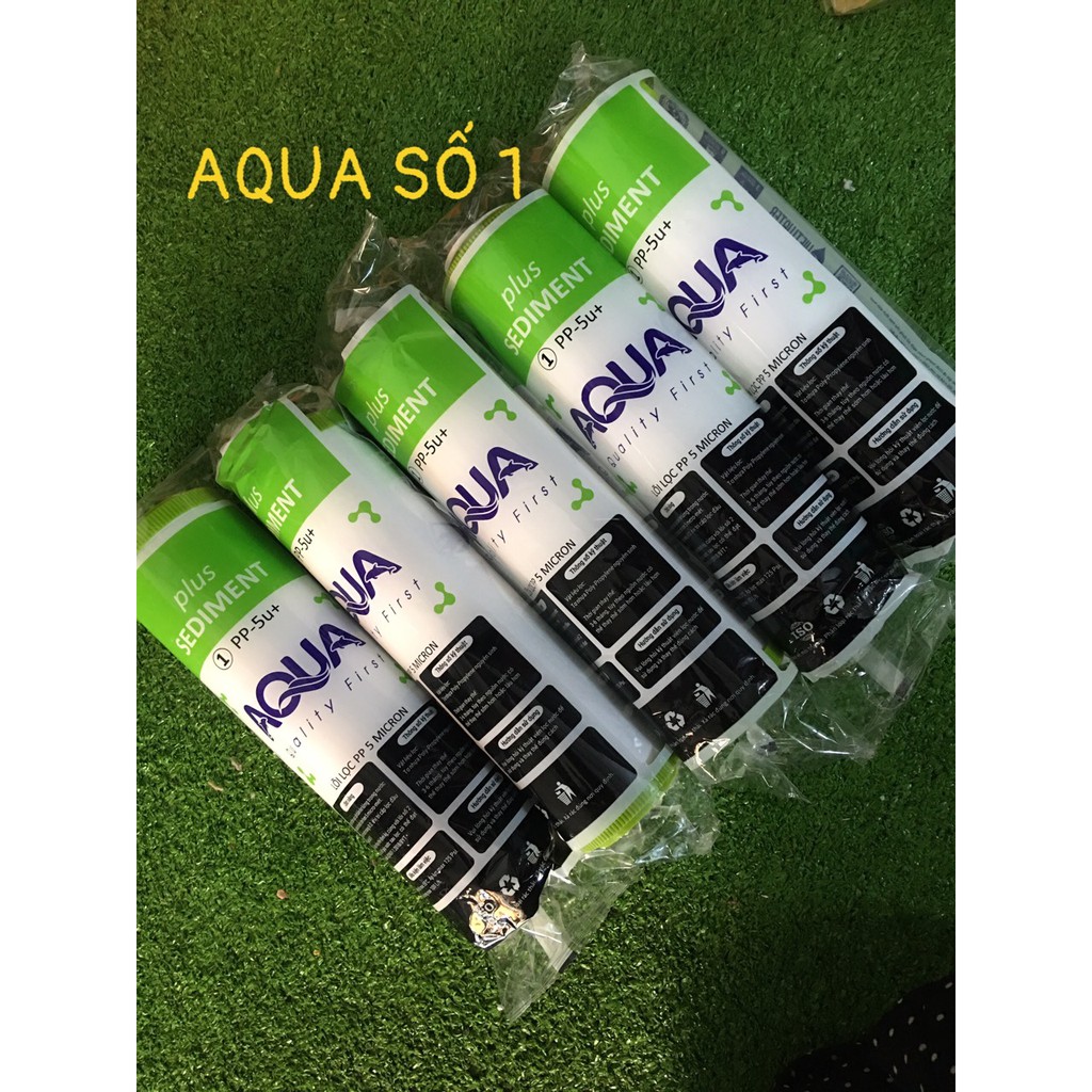 Combo 05 lõi lọc nước Aqua Số 1- thay được cho các loại máy R0