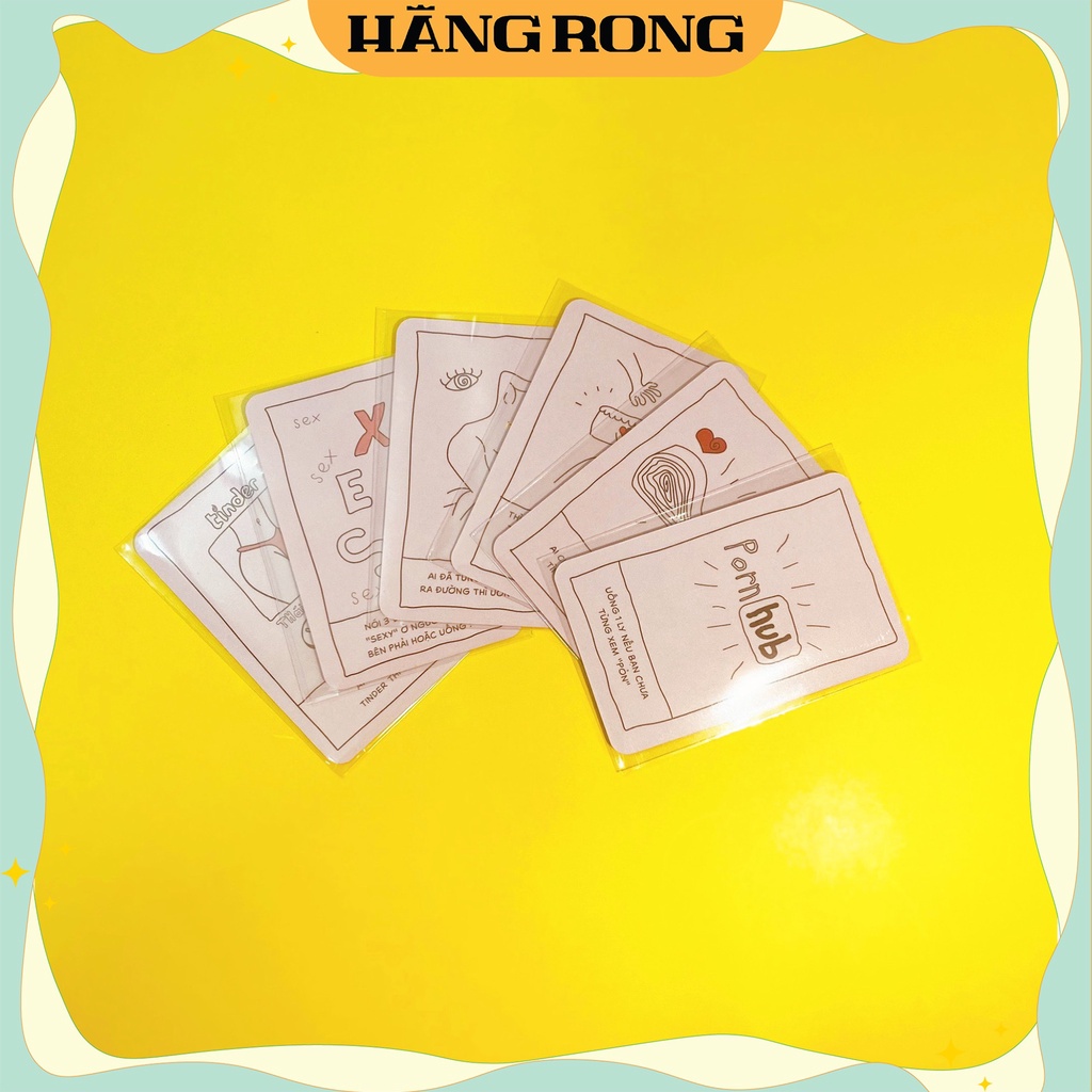 Sleeves Bọc Bài Board Game, Bài Tây, Uno, Ma Sói, Drinking Game kích thước 5.7 x 8.8 cm