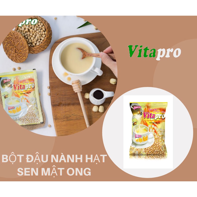 Bột đậu nành hạt sen Vitapro 350gr sức bật từ thiên nhiên