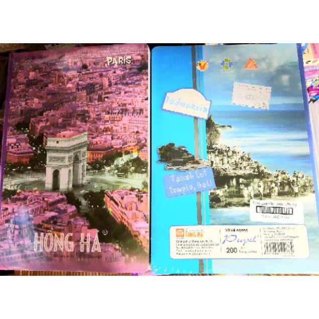 [MAILAM] Vở học sinh Hồng Hà- vở ôly 4 ly 48 trang - vở kẻ ngang 72 trang-120 trang-200 trang.