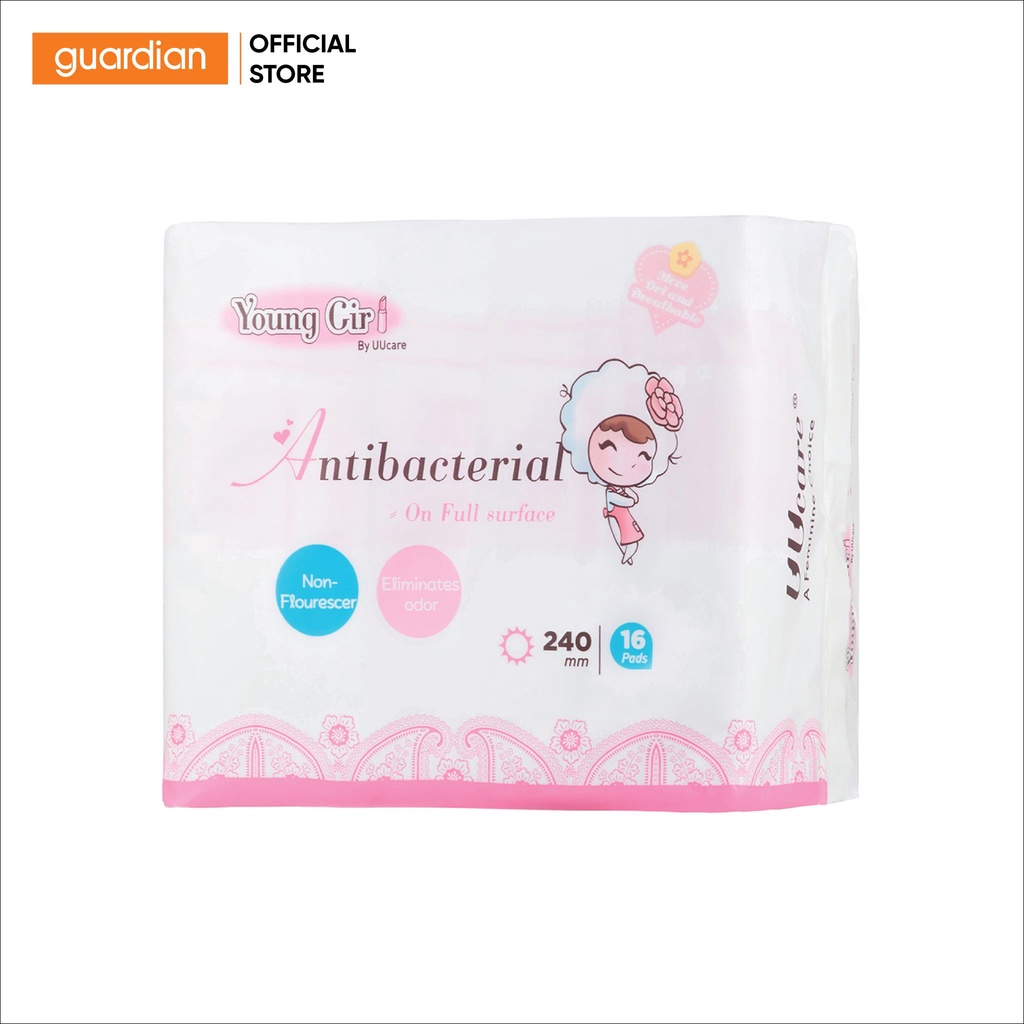 Băng vệ sinh ban ngày UUcare Young Girl 24cm gói 16 miếng