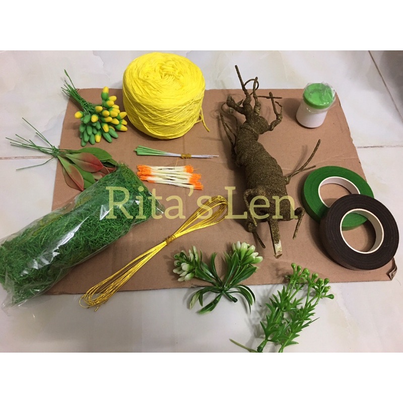 Nguyên liệu làm hoa len