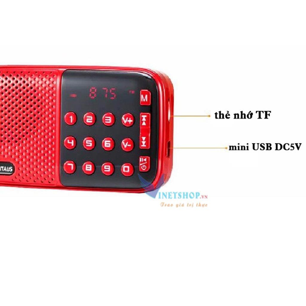 ĐÀI RADIO FM NGHE NHẠC QUA USB VÀ THẺ NHỚ AINGE /NONTAUS V8 -DC2094