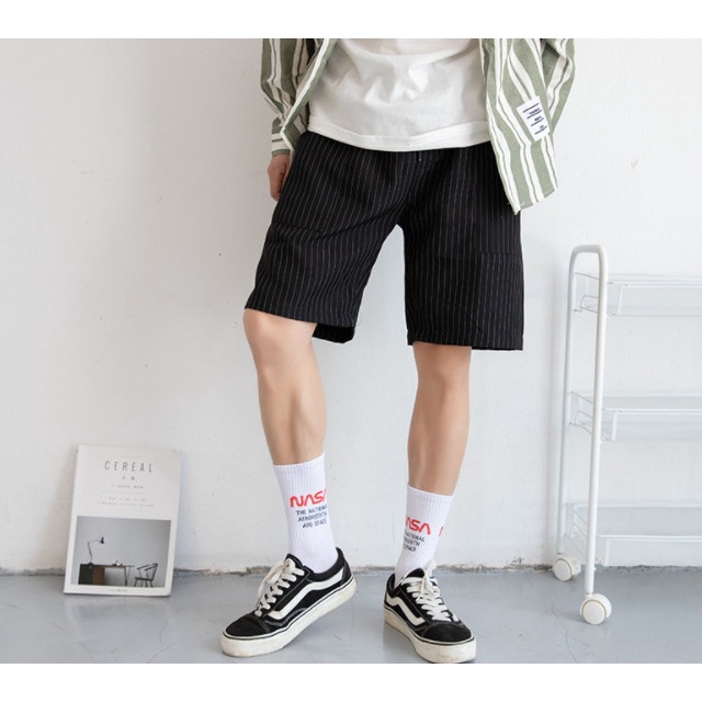 Vớ cao cổ chữ NASA Nam Nữ phong cách trẻ trung, năng động.