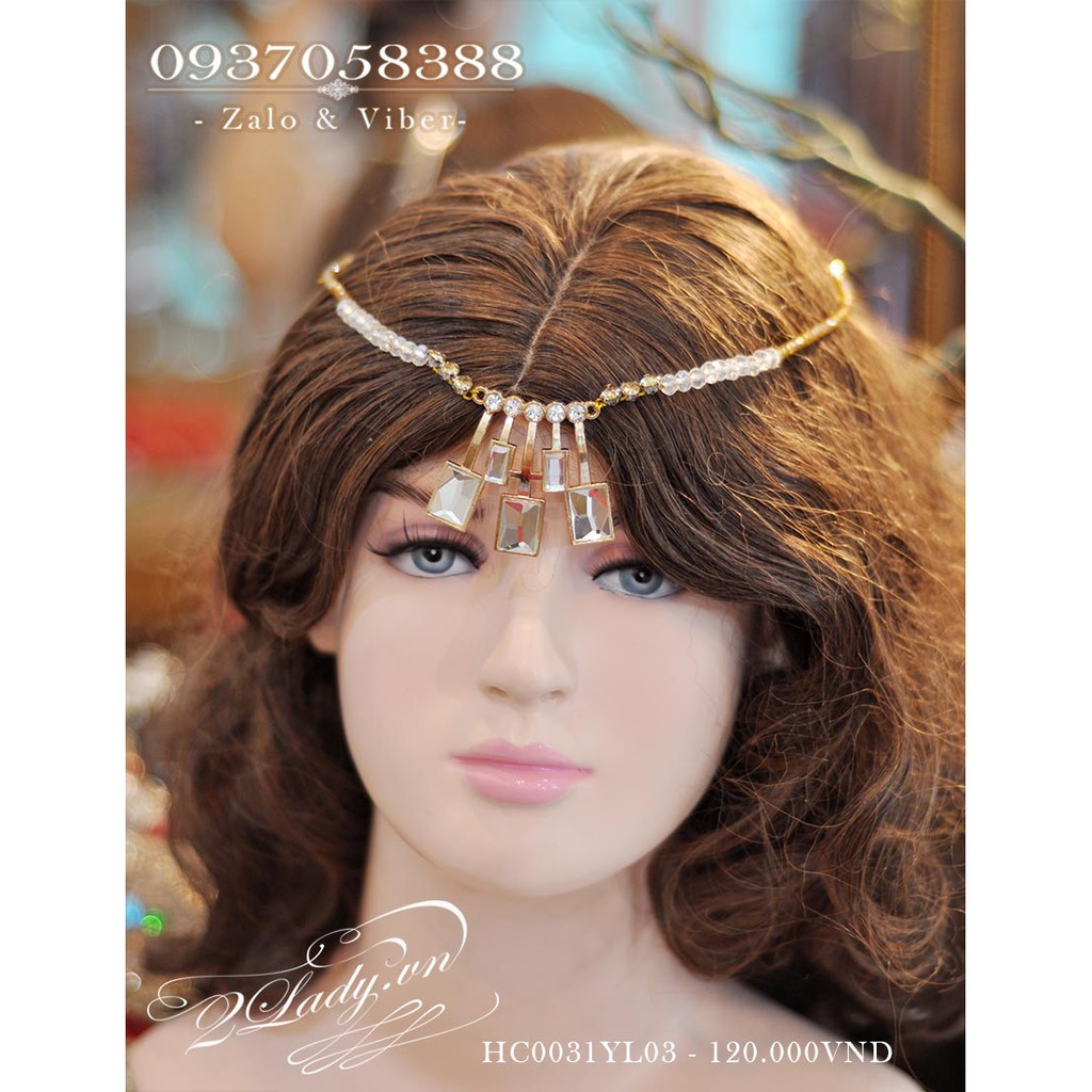 Phụ kiện tóc Ấn Độ Delicate Head Chains HC0031YL03