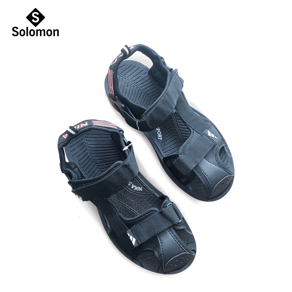 Giày Sandal Nam Nữ Chống Trơn Quai Hậu Thời Trang Cao Cấp Xuất Khẩu Solomon BMSD03
