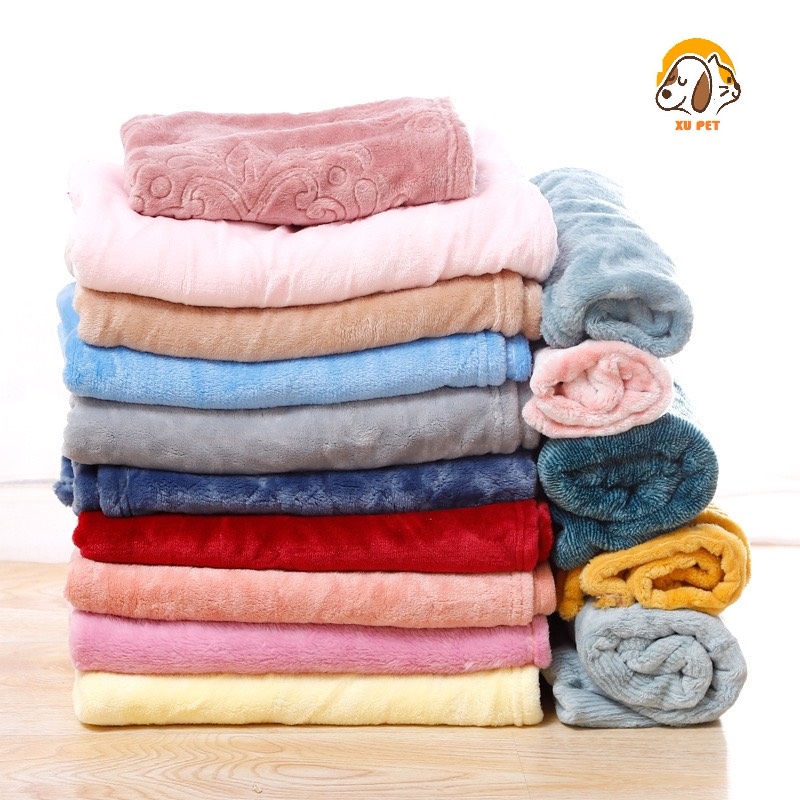 [Mã 252FMCGSALE giảm 8% tối đa 100k đơn 500K] Chăn Mền Đắp Cho Chó Mèo Vải Lông Cừu Mềm Mại Cho Chó Mèo