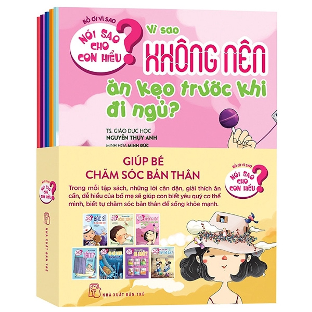 Sách - Combo: Nói Sao Cho Con Hiểu - Giúp Bé Chăm Sóc Bản Thân (Bộ 8 Cuốn)