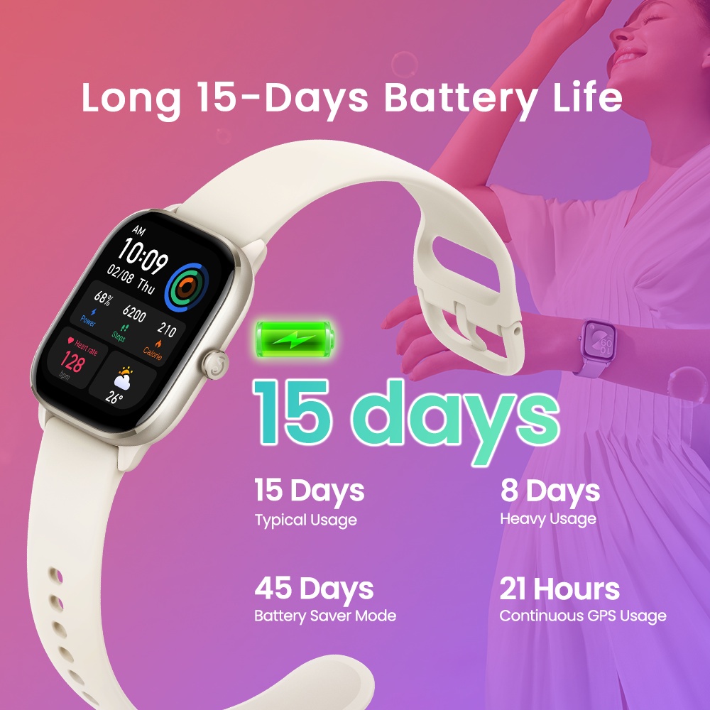 Đồng hồ thông minh Huami Amazfit GTS 4 Mini chính hãng 100% nguyên seal | Bảo hành 12 tháng | Giao hàng toàn quốc