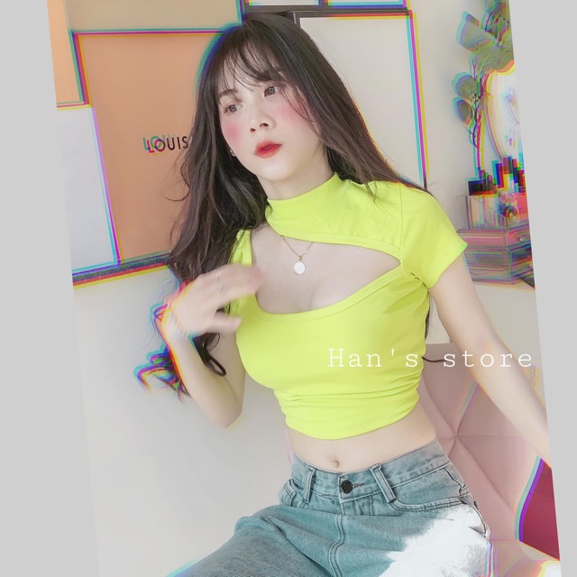 Áo lệch vai cá tính