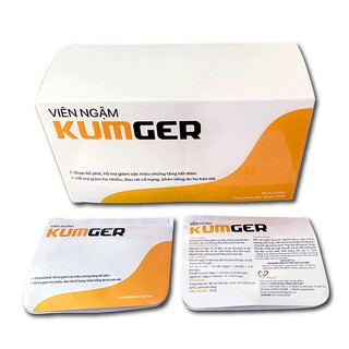 Viên Ngậm Ho Kumger (Hộp Lớn 100 Viên/Hộp) - hỗ trợ bổ phế, giảm ho, giảm đau họng