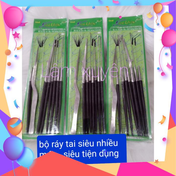 Bộ ráy tai 8 món ( vỉ ) FREESHIP thiết kế nhỏ gọn độc đáo ,tiện lợi làm cá nhân ,tiện dụng mini[tậngốc] giá yêu thương