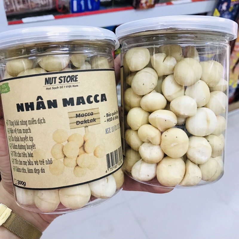 Nhân Macca DakLak tách vỏ Nut Store 500g