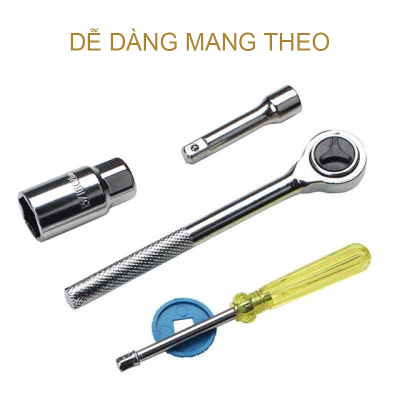 Bộ Đồ Nghề Sửa Chữa 40 món - AIWA Bộ Dụng Cụ Sửa Chữa Ô Tô Và Xe Máy Gồm 39 Dụng Cụ Và 1 Hộp Đựng Tiện Lợi-SK-MT-WXGG-5