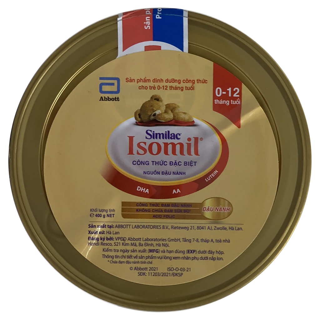 [LẺ GIÁ SỈ] Sữa Isomil 1 400g Đạm Đậu Nành | Mua Similac Isomil Chính Hãng Abbott, Date Mới, Giá Tốt Nhất | Babivina