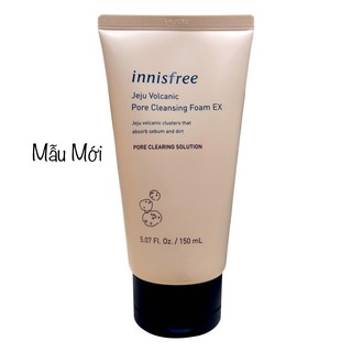 Sữa Rửa Mặt Làm Sạch Sâu Innisfree Jeju Volcanic Pore Cleansing Foam EX 150ml
