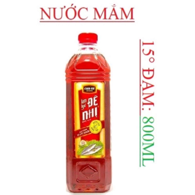 Nước mắm đệ nhị chai 800ml