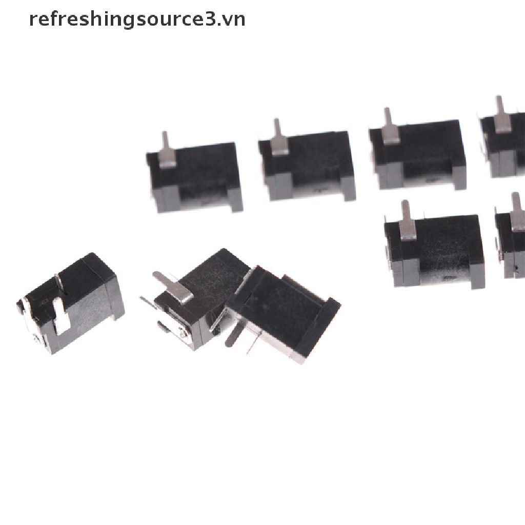 Set 10 Đầu Cắm Nguồn DC 3 Chấu 3.5mm x 1.3mm Màu Đen Chuyên Dụng