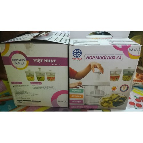 Hộp muối dưa cà Việt Nhật tiện ích