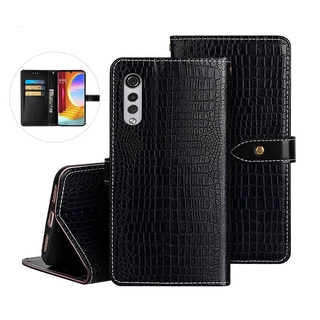 Lg velvet case cover luxury leather flip case for lg lm-g900n g900em protective phone case crocodile grain