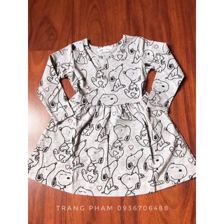 váy cotton Hm xuất dư
