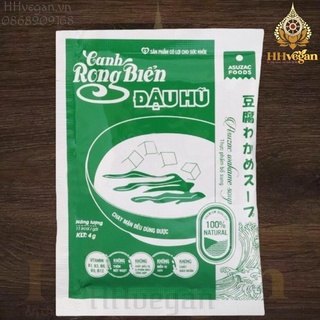 Canh rong biển đậu hũ asuzac - 4g/1gói - canh dưỡng sinh