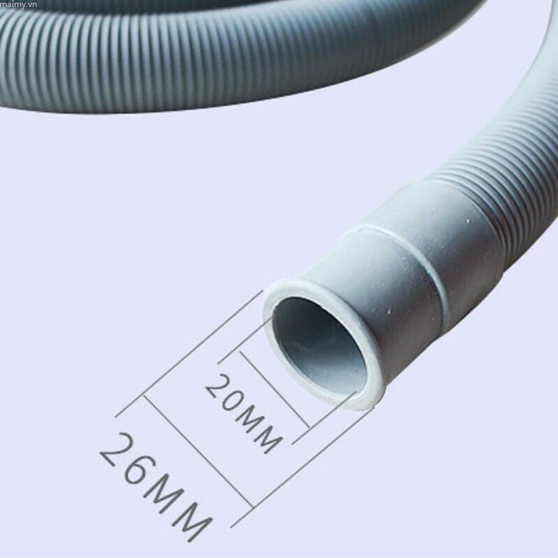 Bộ ống xả và đầu nối dài tiện lợi cho máy giặt