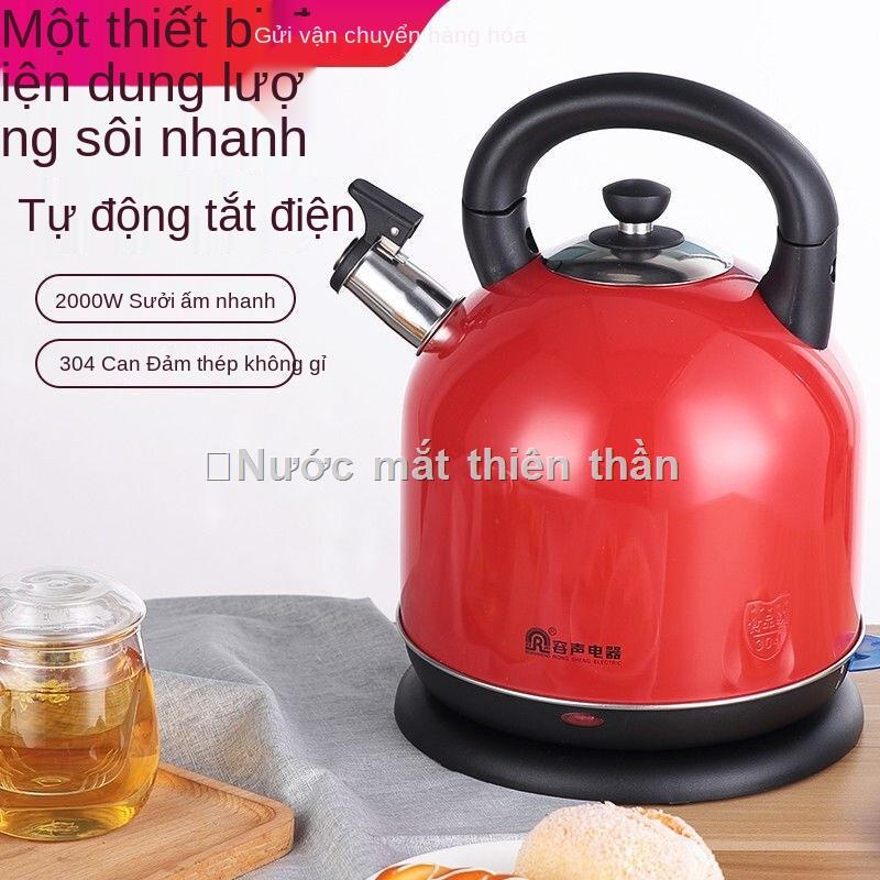 ㍿❡Rongsheng Điện, Ấm Đun Nước5LHộ Gia Đình Ấm Đun Nước Công Suất Tự Động Bị Hỏng Ấm Đun Nước304Thép Không Gỉ Nhanh Nồi N