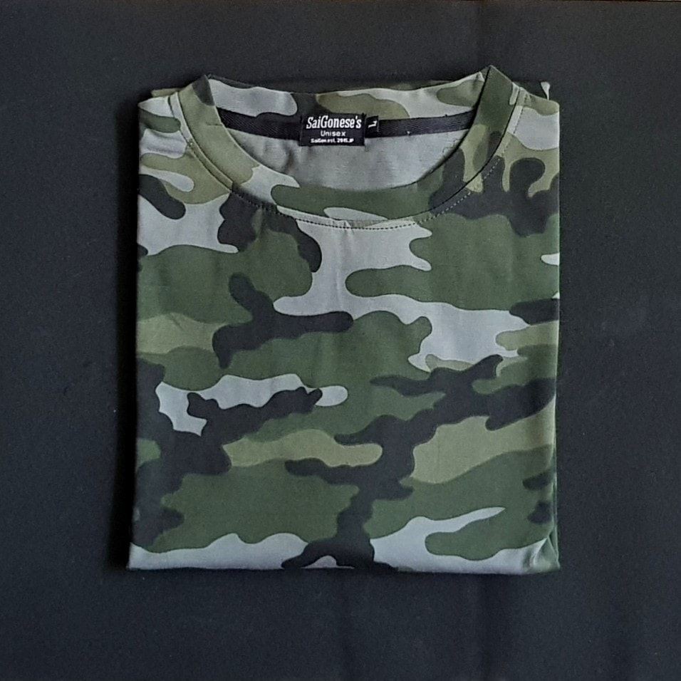 Áo Thun Camo Rằn Ri Nam Nữ Unisex Chất Cotton | BigBuy360 - bigbuy360.vn