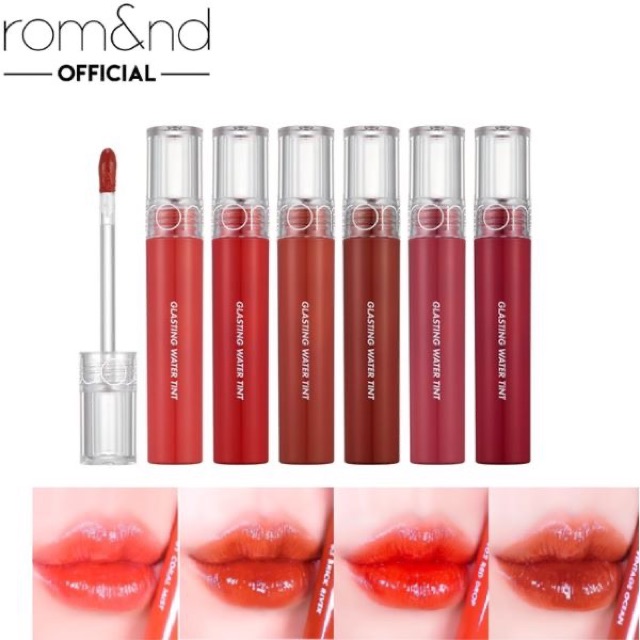 ( sẵn ) Son tint nước siêu lì ROMAND GLASTING WATER TINT 4g | BigBuy360 - bigbuy360.vn