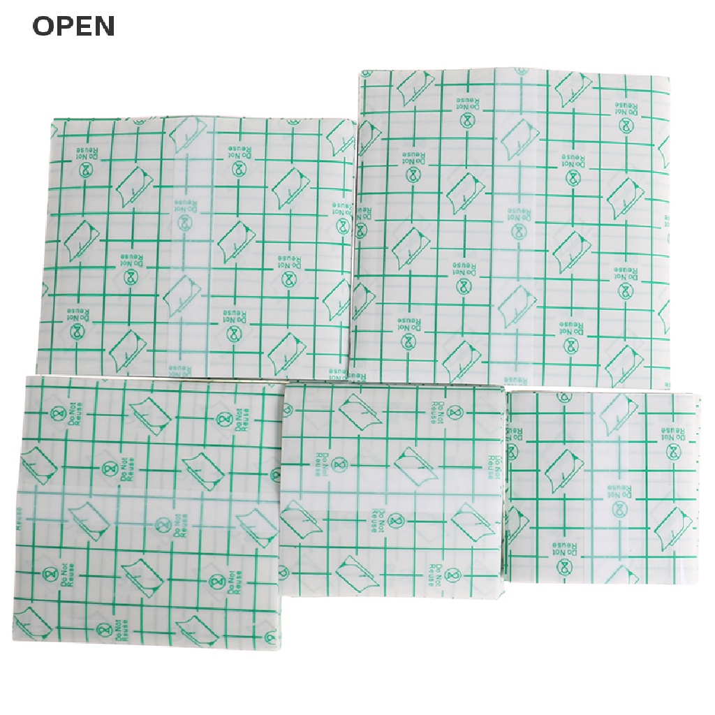 Op 100 Miếng PU Băng Keo Y Tế Chống Thấm Nước Dán Cố Định Vết Thương Trong Phòng Tắm my
