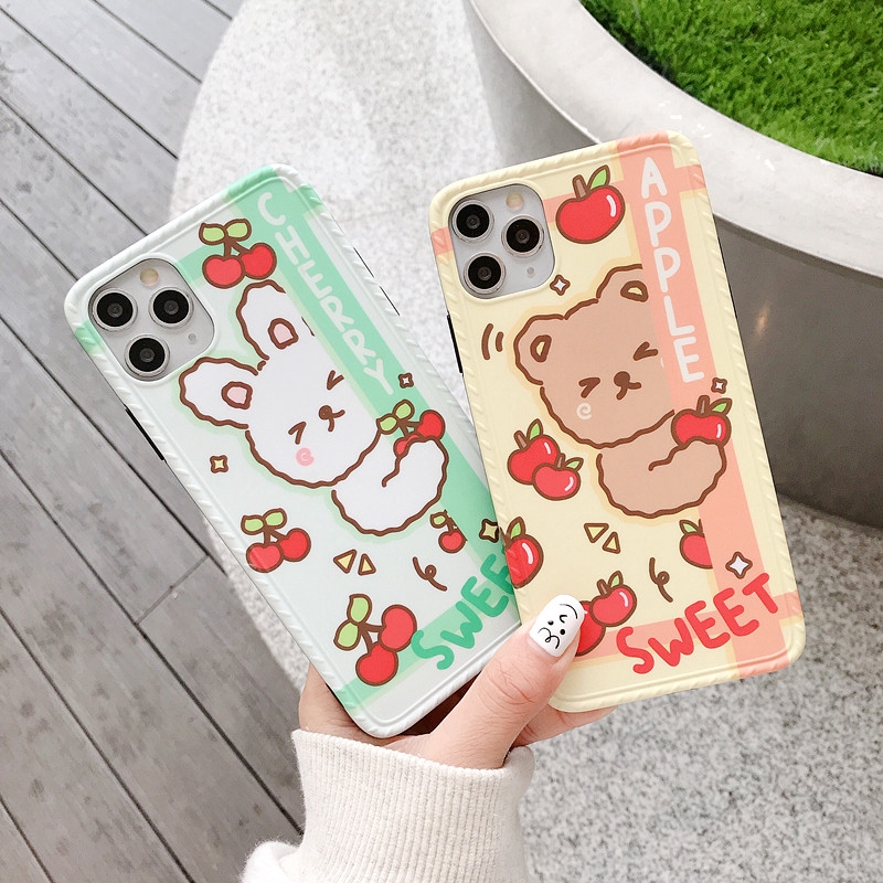 Ốp iphone - Ốp lưng imd new Thỏ và gấu sweet 6/6s/6plus/6splus/7/8/7plus/8plus/x/xs/xsmax/11/11promax - Awifi Case R3-5 | BigBuy360 - bigbuy360.vn